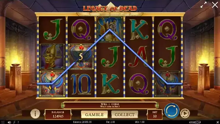Legacy of Dead base game grid in demo mode
